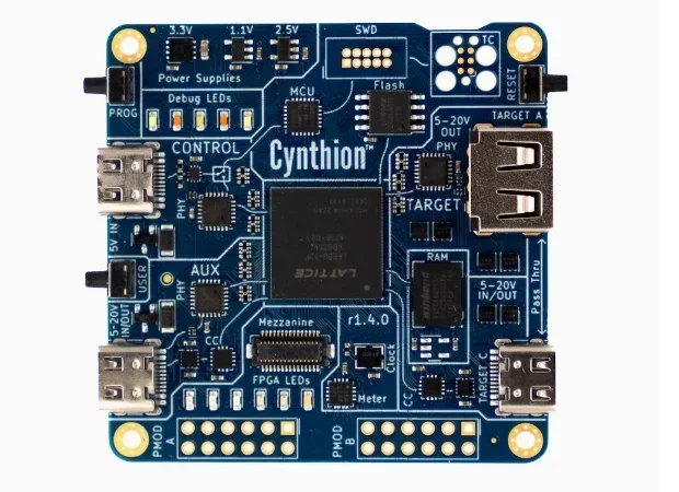 Analyseur de protocole USB Open Source, basé sur FPGA, Cynthion LUNA, élasticité, HS, 2.0 Mbps, 480