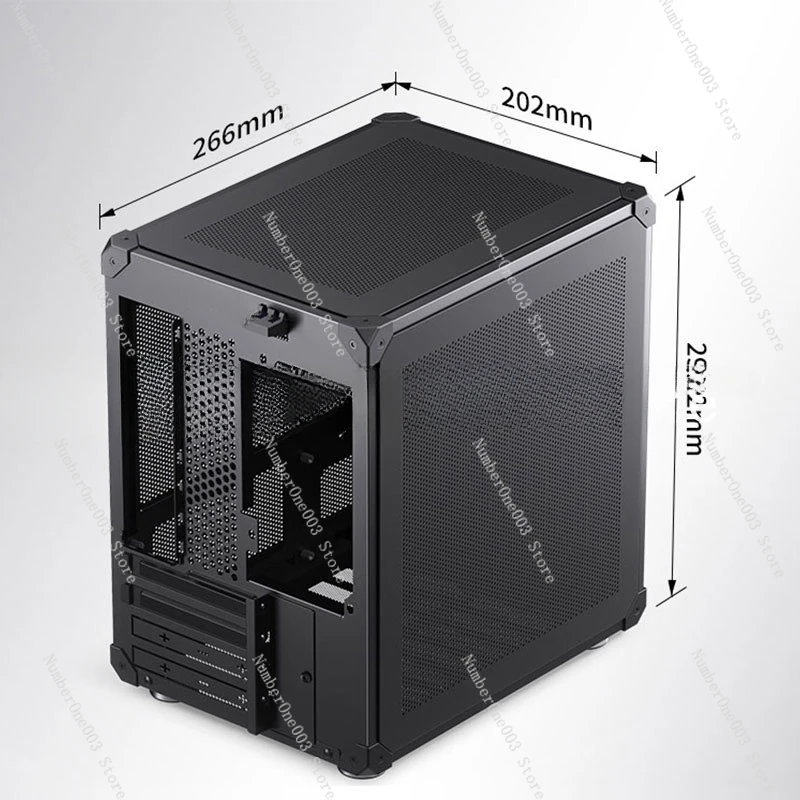 C6 ITX/MATX Home/Office Mini Desktop PC Case Type-C Interface Support