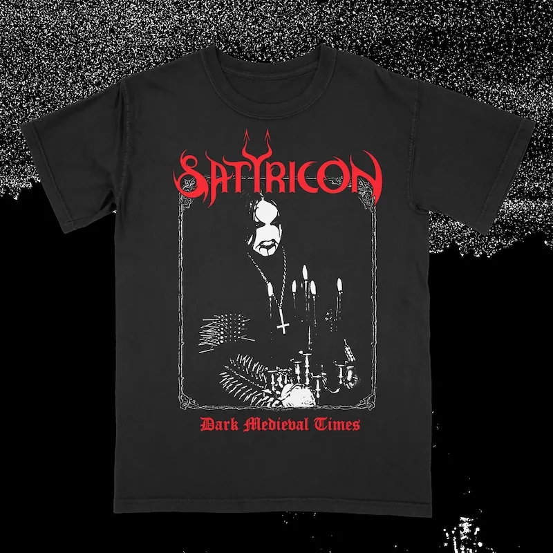 Satyricon Dark Medieval Times Band Tee Unisex Black Metal Shirt