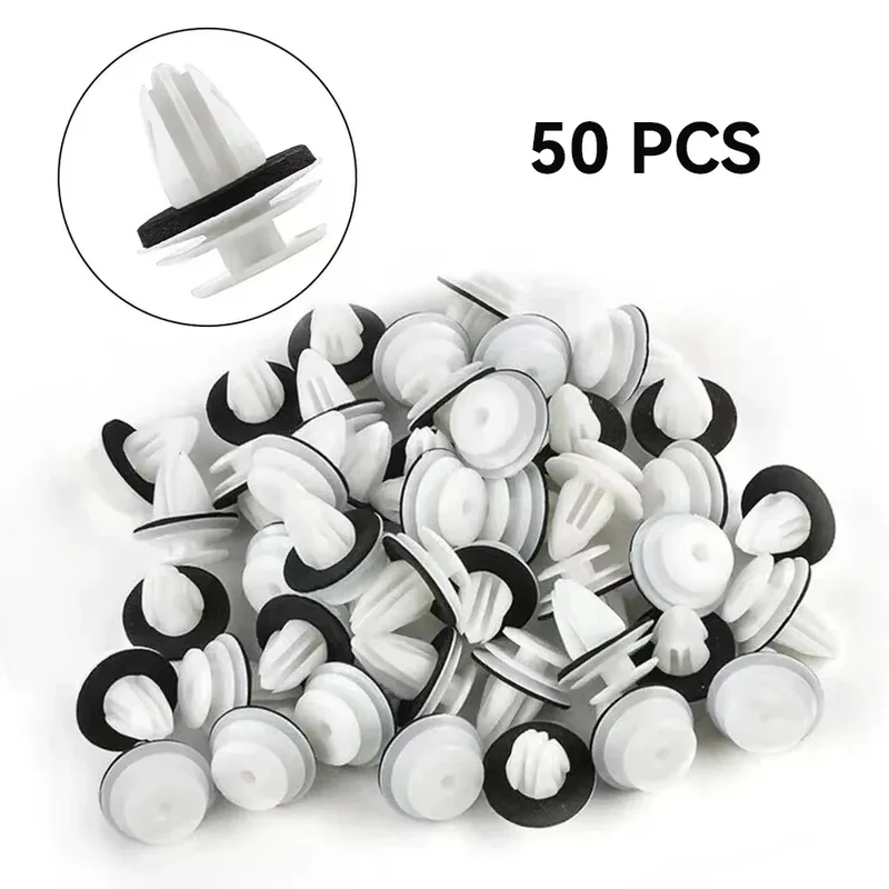 50/300Pcs Auto Bumper Mudguard Fastener Clips Car Interior Door Panel Trim Card Retainer Automotive Accessories
