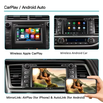 AUTOABC 2025 適用於Toyota Auris C-HR 2014-2018 的無線 Carplay,支援 Android Auto、Mirror Link 和 AirPlay 功能 10 最佳銷售 Auris CarPlay - №1