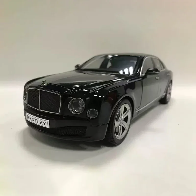 Kyosho Die-cast 1:18 Scale Bentley Mulsanne Luxury Sedan Simulation Alloy Car Model Fans Collect Home Decoration Metal Ornaments