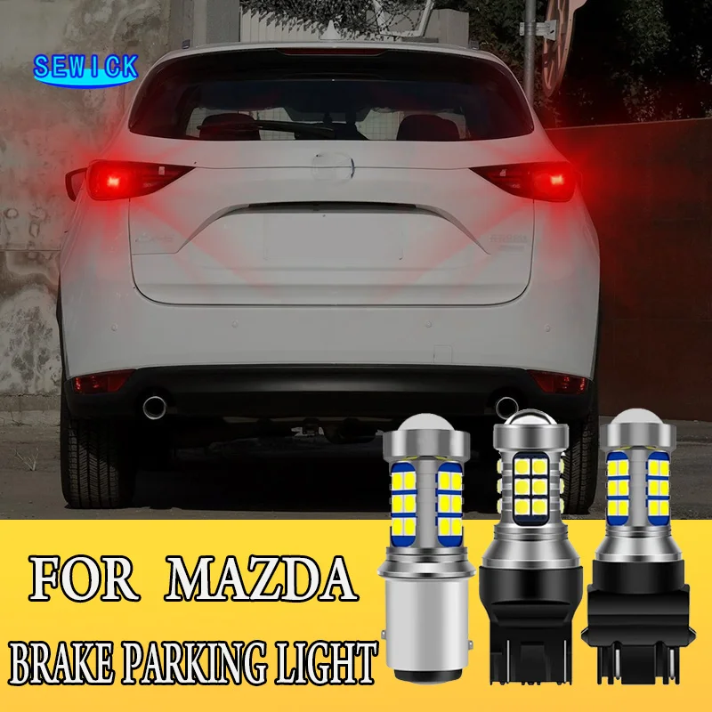 Mazda CX5 2 DY 3 BK BL 5 6 CX3 MX5 CX7 용 LED 브레이크 램프 테일 라이트 캔버스 스톱 다이오드 전구 12V, 2 개