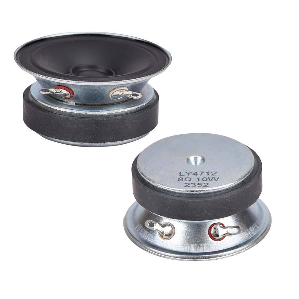 2 pcs 2 Inch 8ohm 10W Tweeter Speaker Voice Coil 13 Core External Magnetic Waterproof Treble DIY Bluetooth Speakers Home Sound