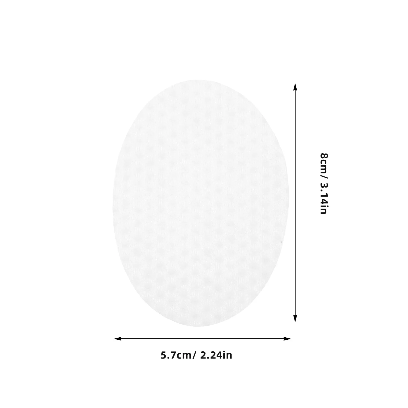 Almofadas faciais de ácido salicílico, almofadas esfoliantes descartáveis ovais para limpeza profunda dos poros, controle de óleo, maquiagem, 1200 peças