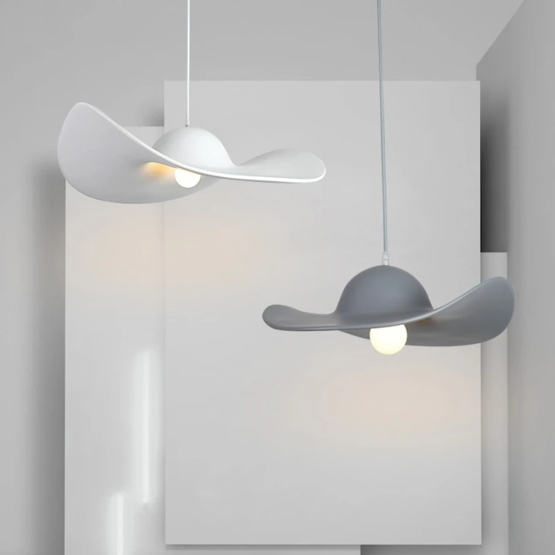 

Italian Designer Straw Hat Restaurant Pendant Lamp Nordic Simple Fashion Clothing Store Showcase Living Room Bedroom Chandelier
