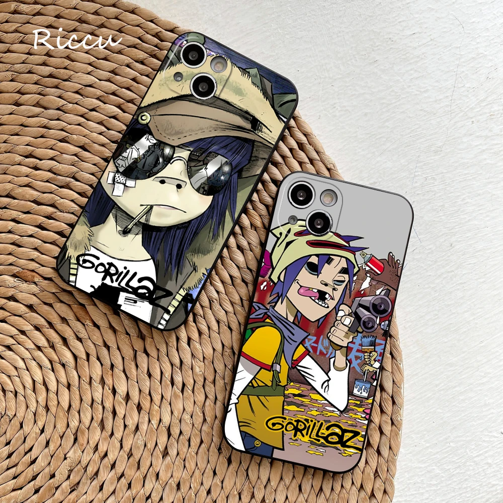 Gorillaz The Now Now Animal Phone Case FOR IPhone 15 14 11 12 Pro 8 7 Plus Pro MAX 12 13 MINI XR XS 13 14 Covers Silicone cases