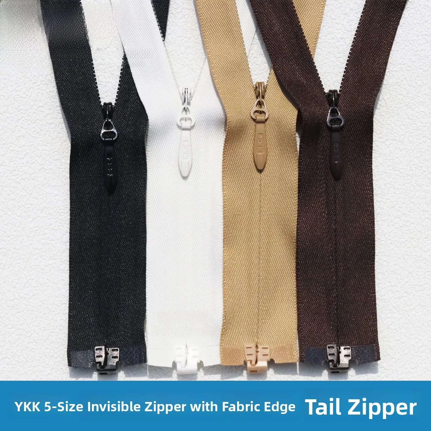Invisible YKK5 Zipper for Pillowcase Dress Top Opening Zipper Clothing Accessories Home Sewing DIY Materials And Tools