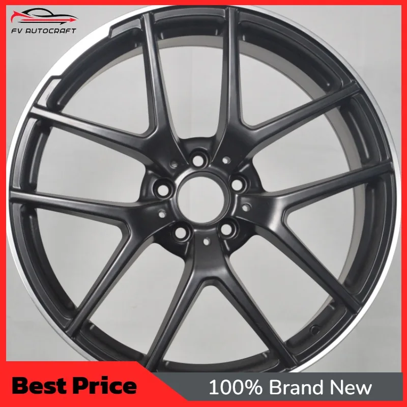

【2026】Black Machined Surface Forged Wheel Hub Compatible With Multiple Vehicle Models PCD 18- 22x9.5J PCD 5x112 6x139.7 For SUV