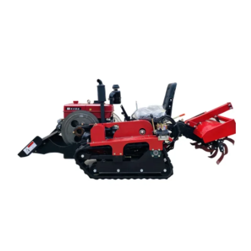 Mini Tractor 35HP New Designed Compact Crawler  with Rotary Tiller