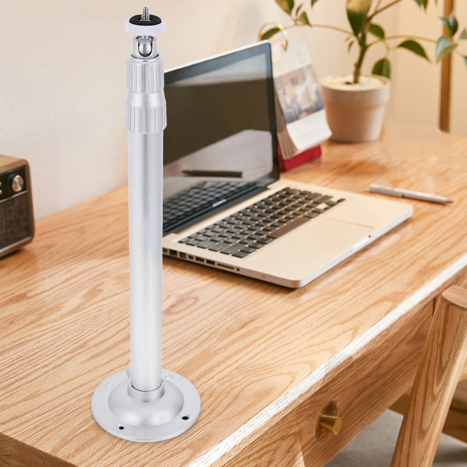 

Adjustable 30-60cm Camera Stand Silver Aluminum Alloy Extendable Bracket for Projector Mount Ceiling Wall Compatible