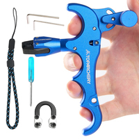 Toparchery Bow Release for Compound Bow 360° Rotating Aluminum 4 Finger Archery Release Trigger with Accessories