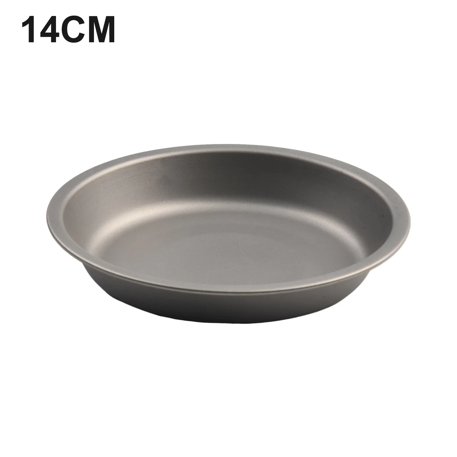 Plato de titanio para acampar, 1 piezas, vajilla, utensilios de cocina de 140x25mm/5,5x1,0 pulgadas, para comida, fruta, al aire libre, Camping, senderismo, viaje