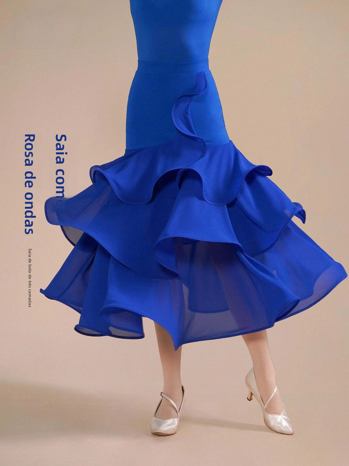modern-dance-social-dance-skirt-women's-new-style-national-standard-waltz-professional-wide-skirt-f2169-half-length-skirt