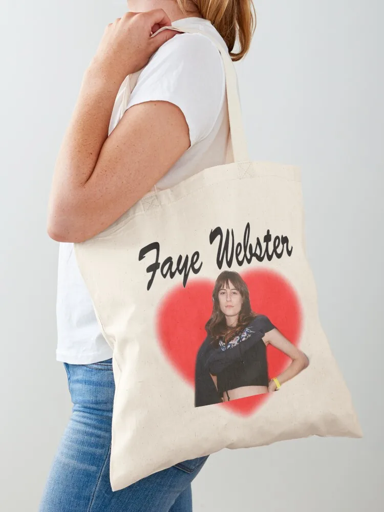 Faye Webster Tote Bag Women's shopping bag custom fabric bag eco pack shopping
