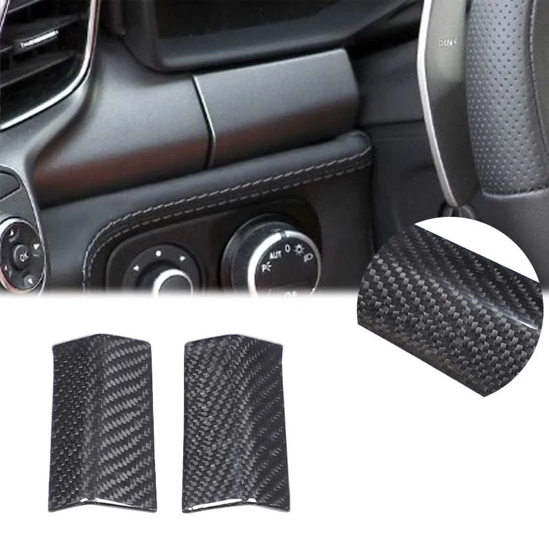 

For Ferrari 458 2011-2016 Real carbon fiber car steering wheel sides Decorative cover sticker car protection accessories