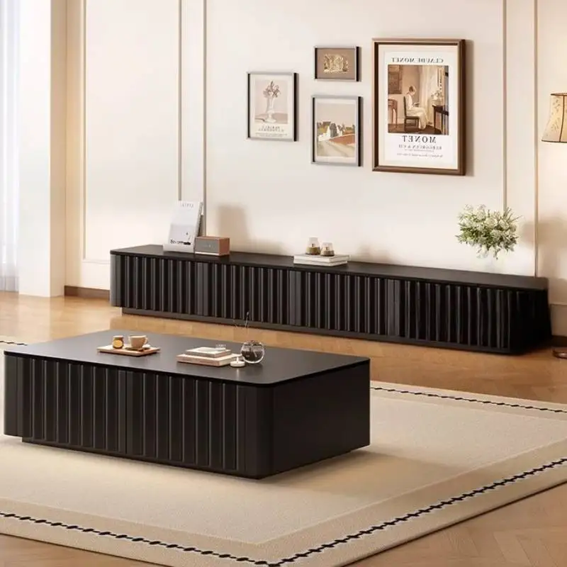 Cabinet Black Alone Tv Stand Living Room Design Minimalist Mini Floor Tv Stand Nordic Wood Cheap Mobili Per La Casa Furniture