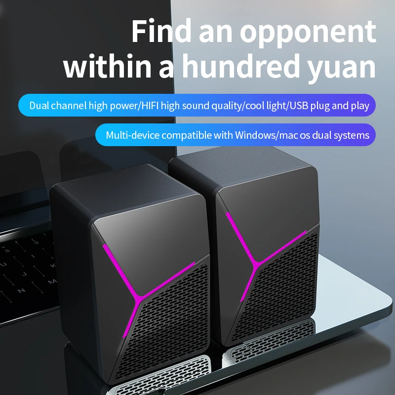 رائجة البيع SOREX S-553 USB سماعات الكمبيوتر مضخم الصوت شريط الصوت للكمبيوتر المكتبي والكمبيوتر المحمول الوسائط المتعددة الأسود #1