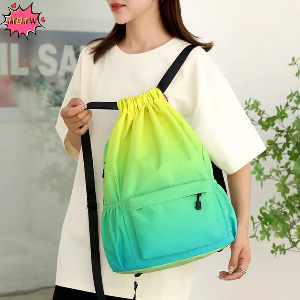 

Модный водонепроницаемый спортивный рюкзак градиентного цвета, большая вместительная спортивная сумка премиум-класса, многофункциональная пляжная сумка для плавания для женщин и мужчин