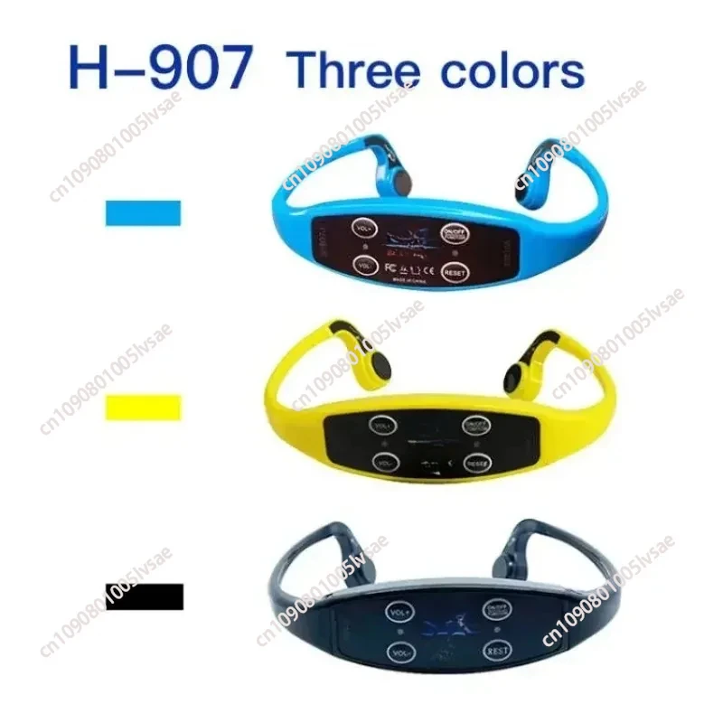 H907 Swimming Training Waterproof Synchronized Swimming Earphone Bone Conduction Headset