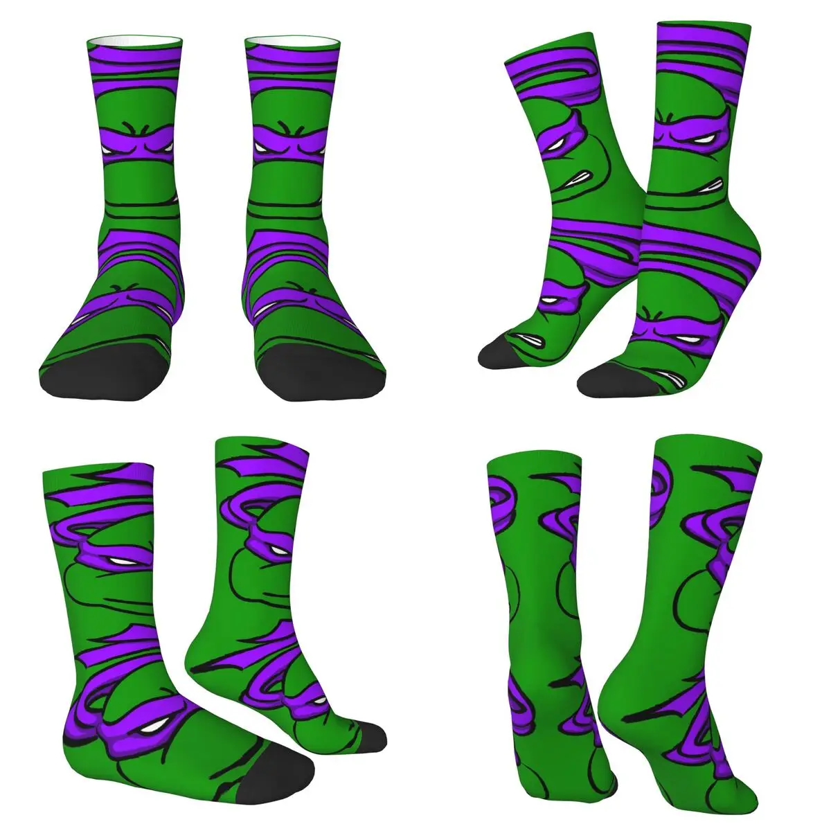 

TMNT - Donatello Socks Harajuku High Quality Stockings All Season Long Socks Accessories for Unisex Birthday Present