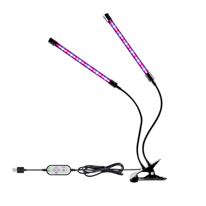 USB 30W Plant Grow โคมไฟ,Led Full Spectrum Growth หลอดไฟต้นกล้าดอกไม้ Phyto โคมไฟสําหรับในร่มพืช Hydroponic