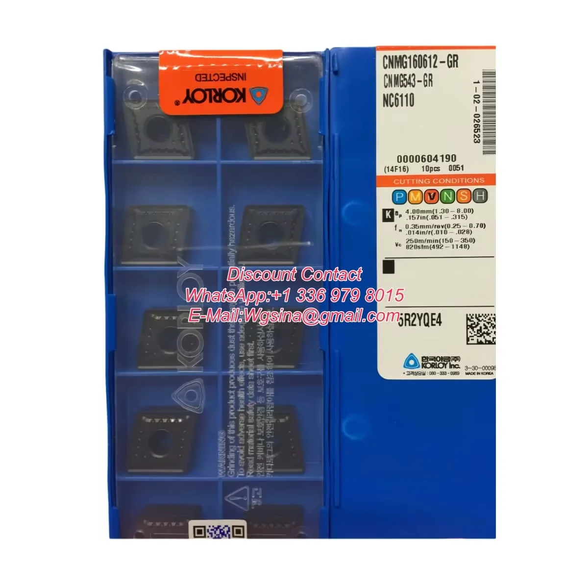Original CNMM Heavy Turning Inserts CNMM190612 CNMM250724 GH NC3030 NC3120 CNC Lathe Rough Machining Carbide Blade