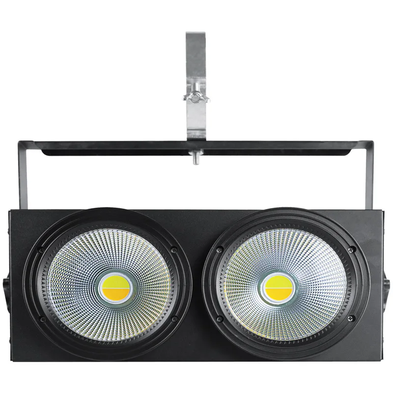 COB two-eye audience light, two-eye wedding performance led stage surface light car show fill light bar flash light