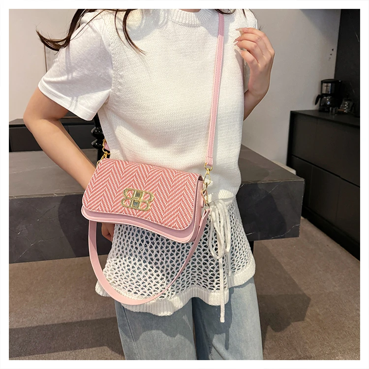 

Luxury Women's Messenger Bag Leather Crossbody Handbag Shoulder Tote Famous Designer Brand