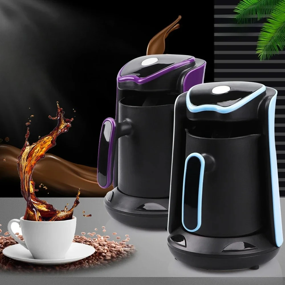 

# l Electric Coffee Pot Semi-automatic Turkish Coffee Maker Thermal Machine Specialized Tools Milk Cappuccino