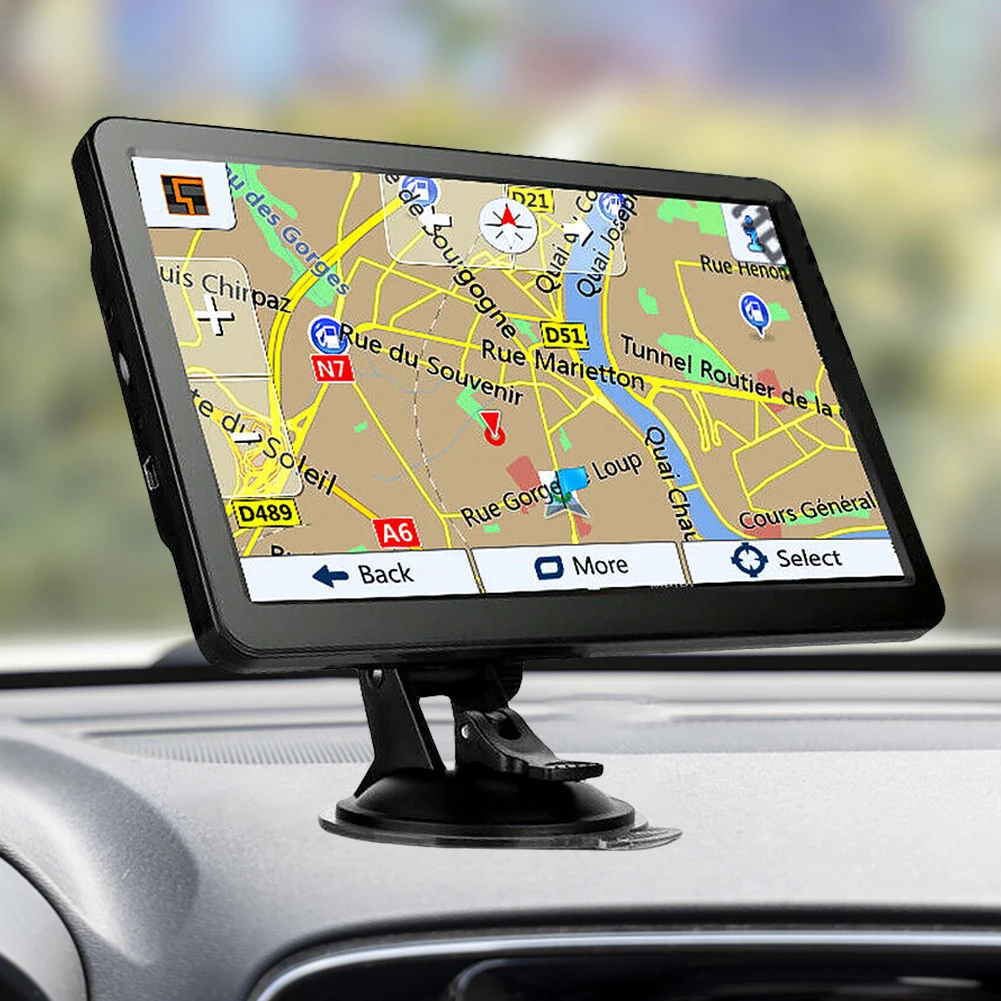 سيارة لتحديد المواقع الملاح المدمج في المتكلم 7 بوصة HD سيارة لتحديد المواقع والملاحة FM الارسال Sat Nav USB TF أستراليا أمريكا الشمالية خريطة أوروبا