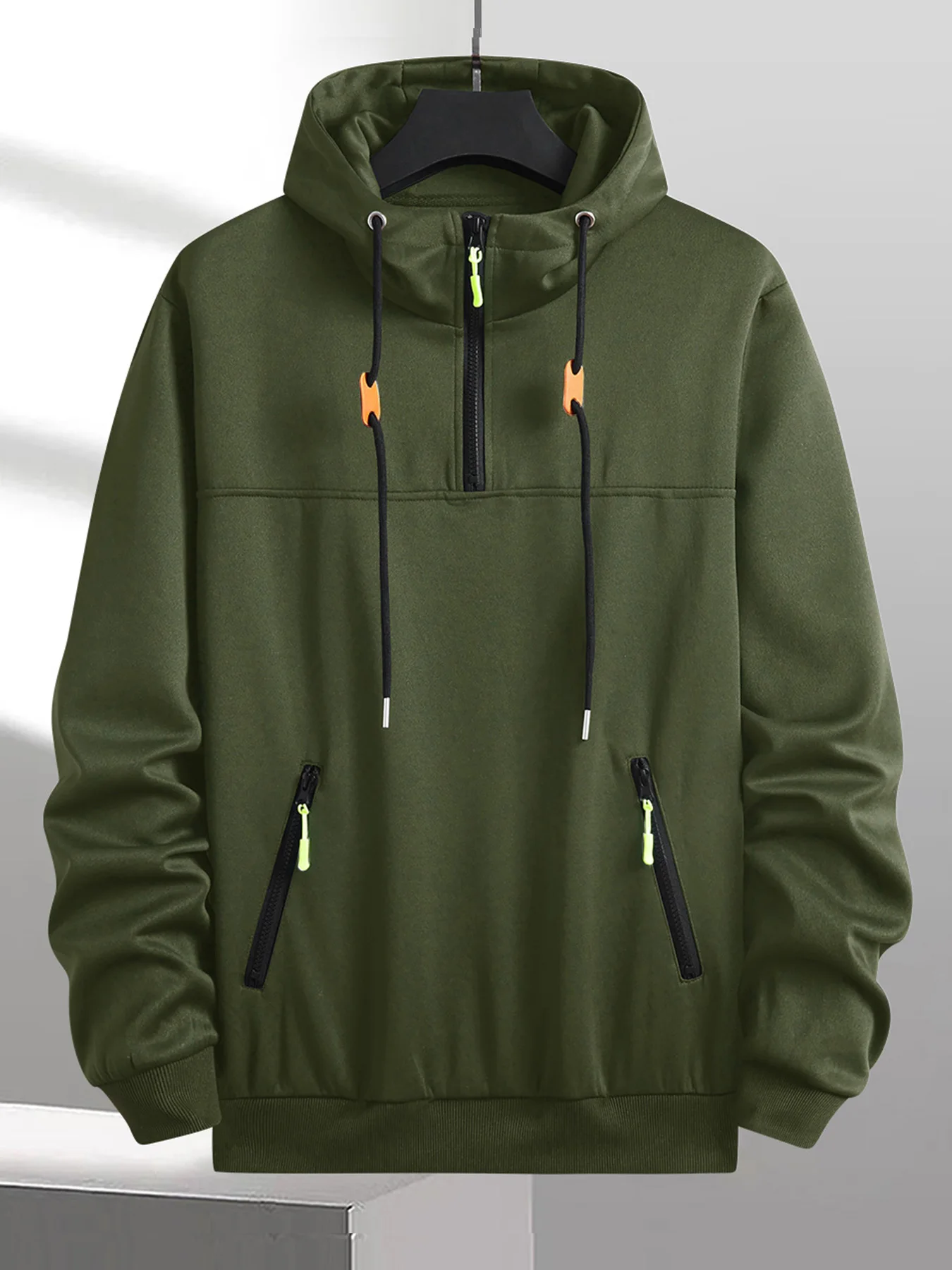 High Quality Men's 1/4 Zipper Hoodie
