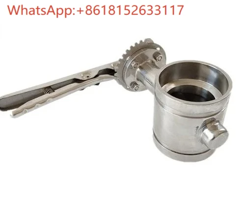 Ручка, дроссельный клапан с рифленой головкой из нержавеющей стали, ручной D81X-16P Turbo Fire 304, дроссельный клапан с зажимом