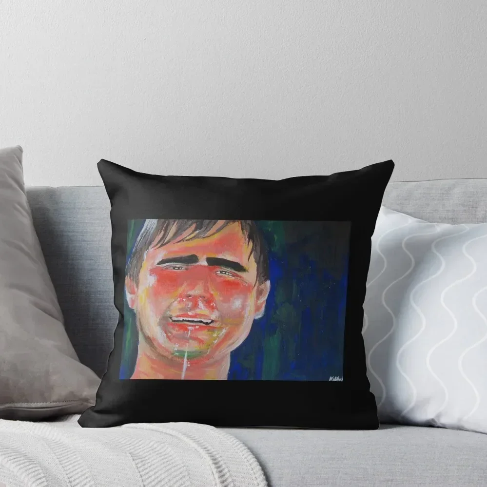 

Casey Tatum Tim and Eric acrylic portrait Throw Pillow Luxury Pillow Case luxury decor covers for pillows pillow