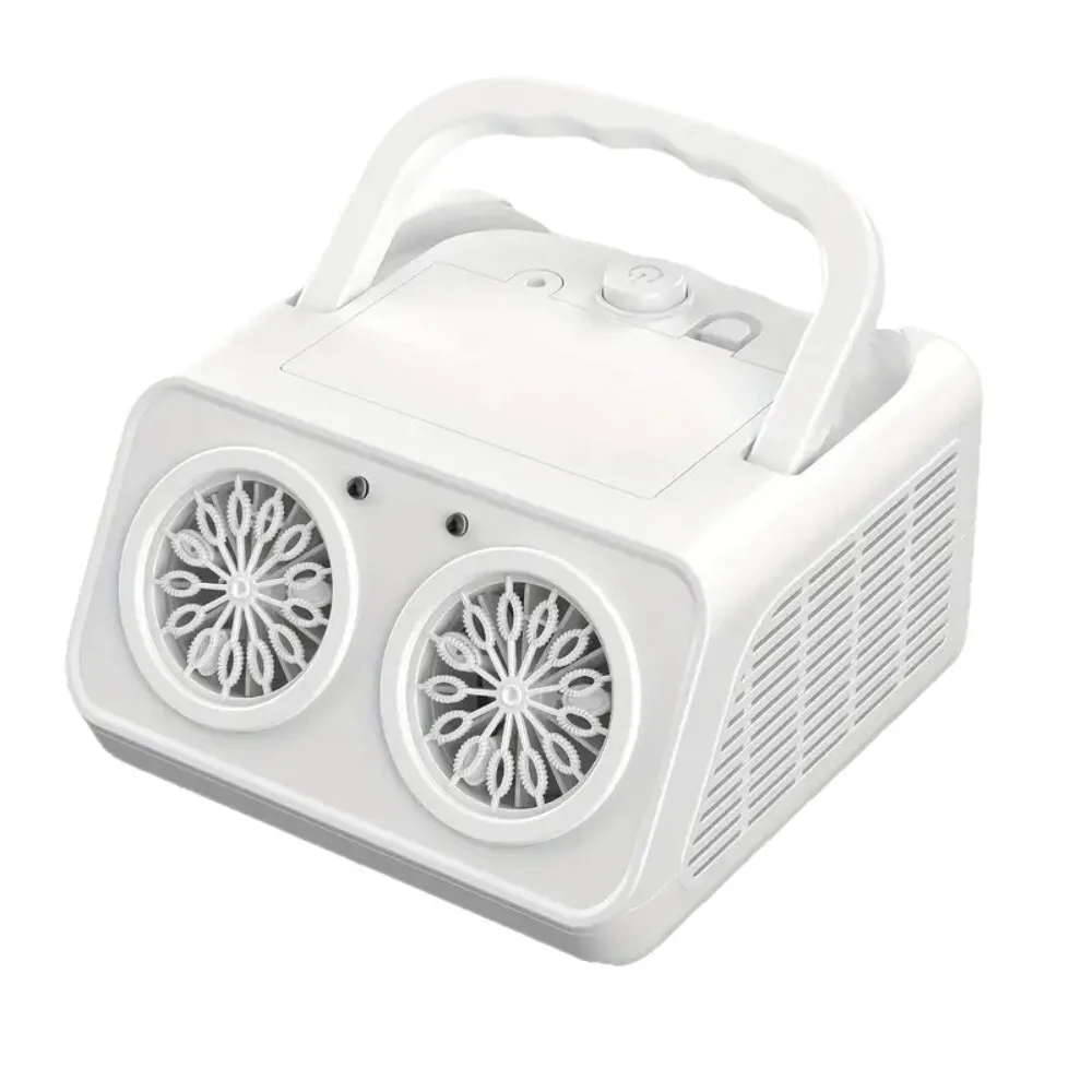 Máquina sopradora de bolhas elétrica portátil, multifuncional, automática, um botão, para festa de casamento, brinquedos infantis, eventos de quintal