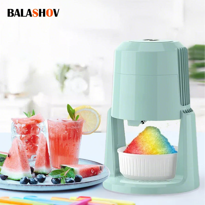 

220V Automatic Ice shavers Small household electric ice Shaved Machine two speed Adjustable ice shaving machine 110V ice Crusher