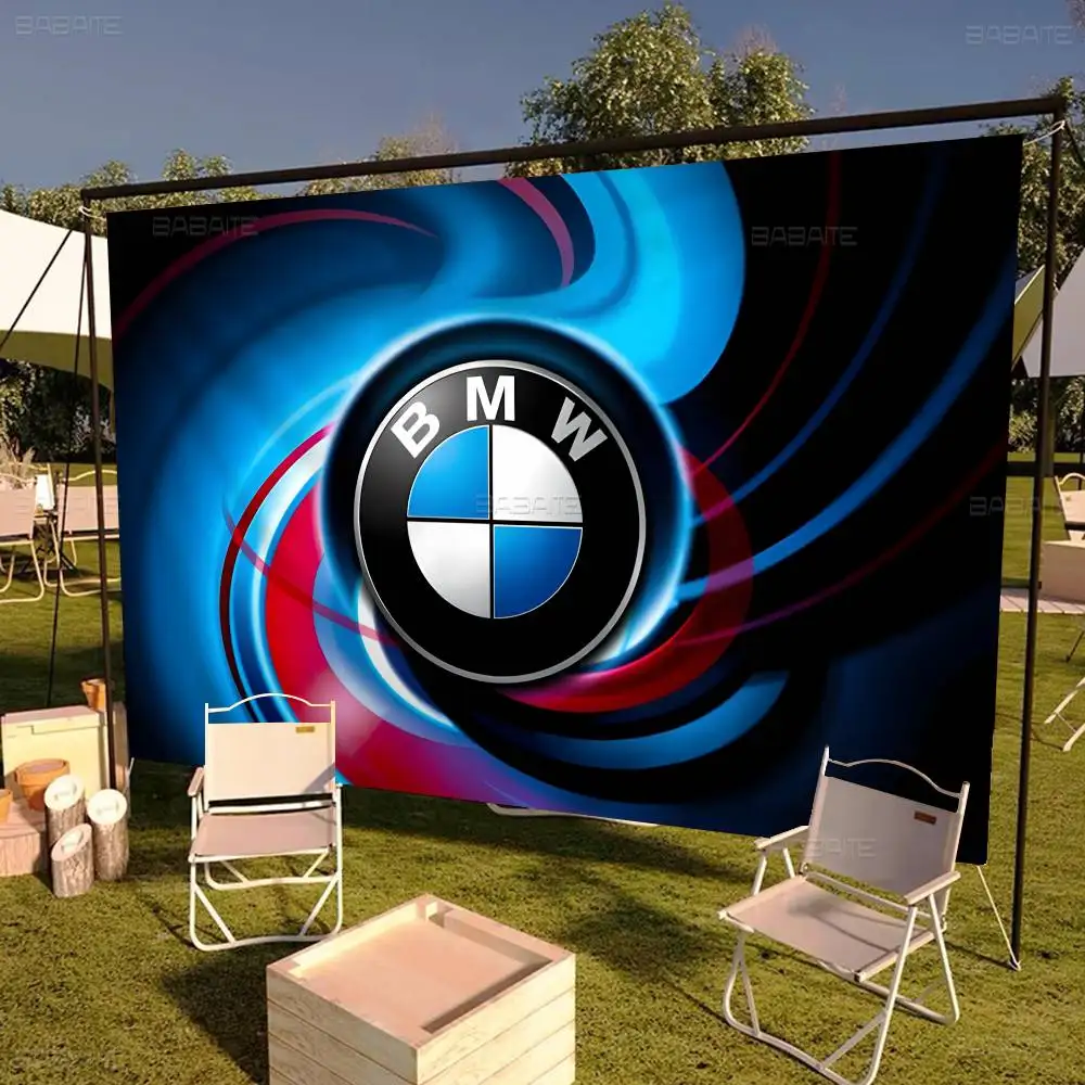 B-BMW-W Retro Flags Multiple Choice Living Studio Booth Interior Decoration Banner