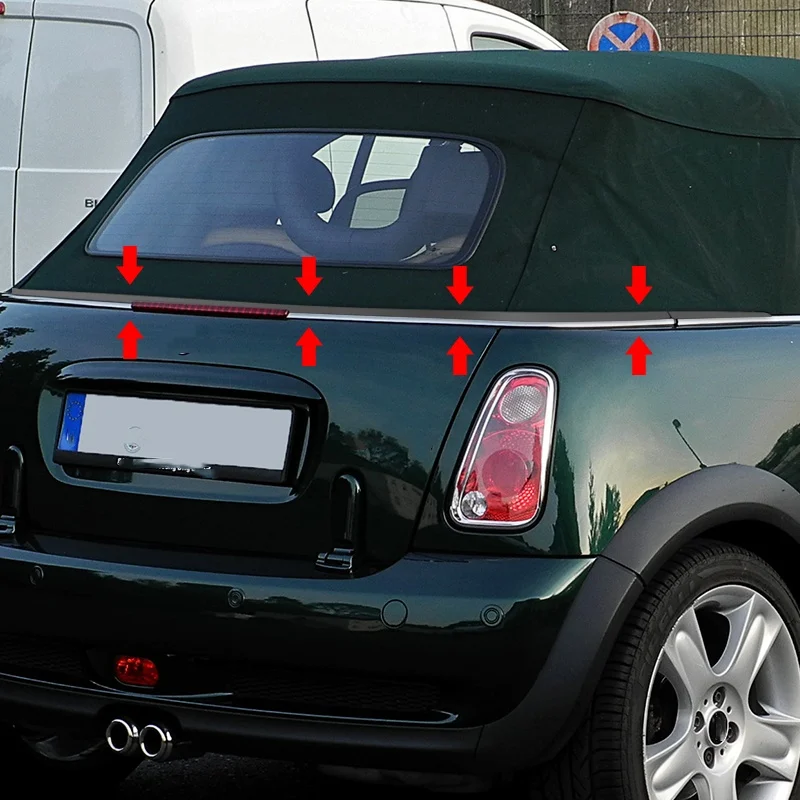 for BMW Mini One Cooper S Convertible R52 Rear Soft Top Roof Weather Seal Repair Kits