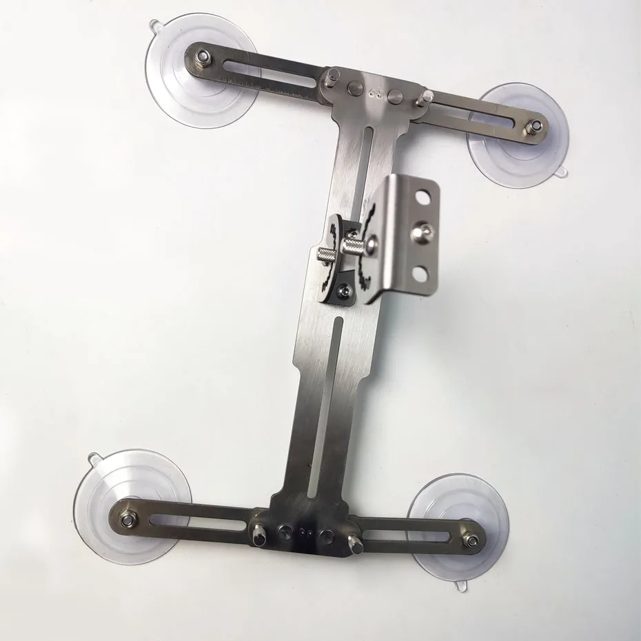 Foldable Portable DIY Linear Actuator Bracket Aluminum Alloy Adjustable Pitch And Elevation Angle Motor Bracket