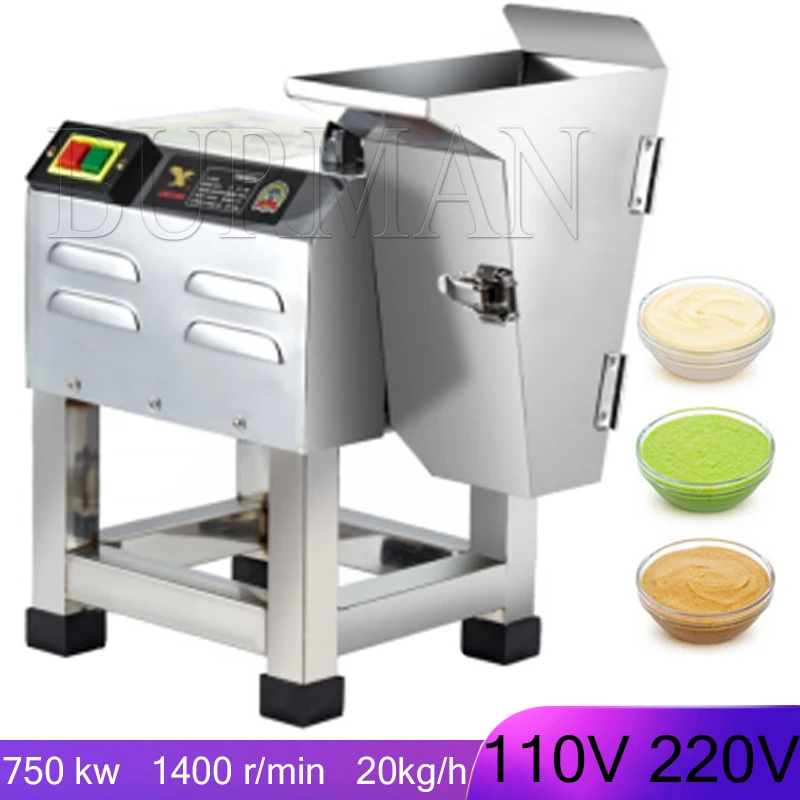 110V 220V Electric Ginger Garlic Paste Making Machine Mashed Potato Processing Machine Commercial Vegetable Mashing