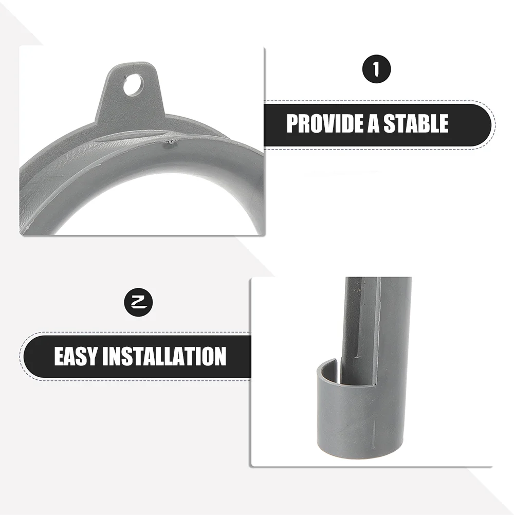 2 шт. крючок для стиральной машины, стойка для сливного шланга для стирки, U-образная вешалка, серый пластик