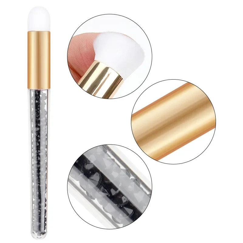 5pc escova de limpeza de cílios lash shampoo escova extensões de cílios removedor makeuptools escova de lavagem descascar rosto nariz cravo