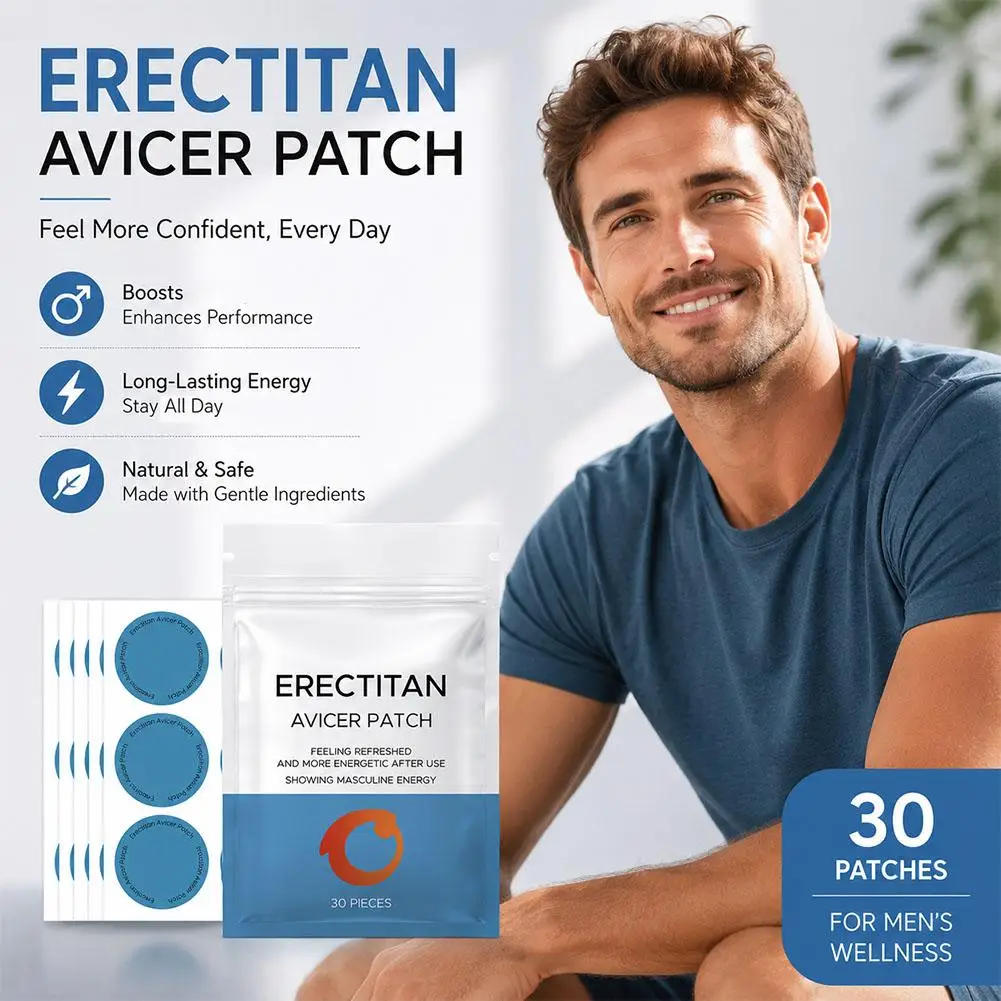Male Care Patches Physical Boost Functional Care Men's Energy Support Patches Energy Supplements Strength Enhancement Patches