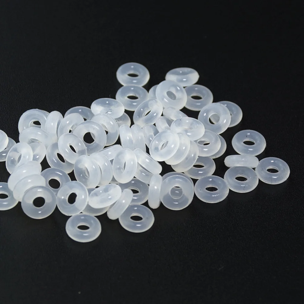 Articmelhor-Limpar Rubber Anéis Rolhas, Use Alarmes, Clip Lock Spacer, 80pcs