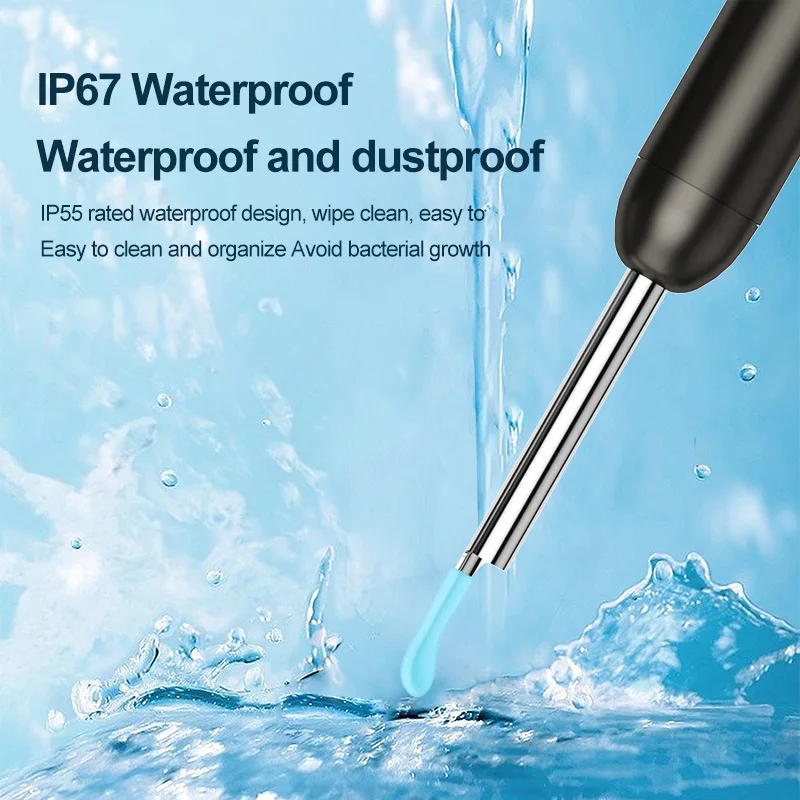 Wireless WIFI Visual Ear Pick Spoon High Definition Ear Pick Tool A Complete Set of Rechargeable Luminous Ear Pick