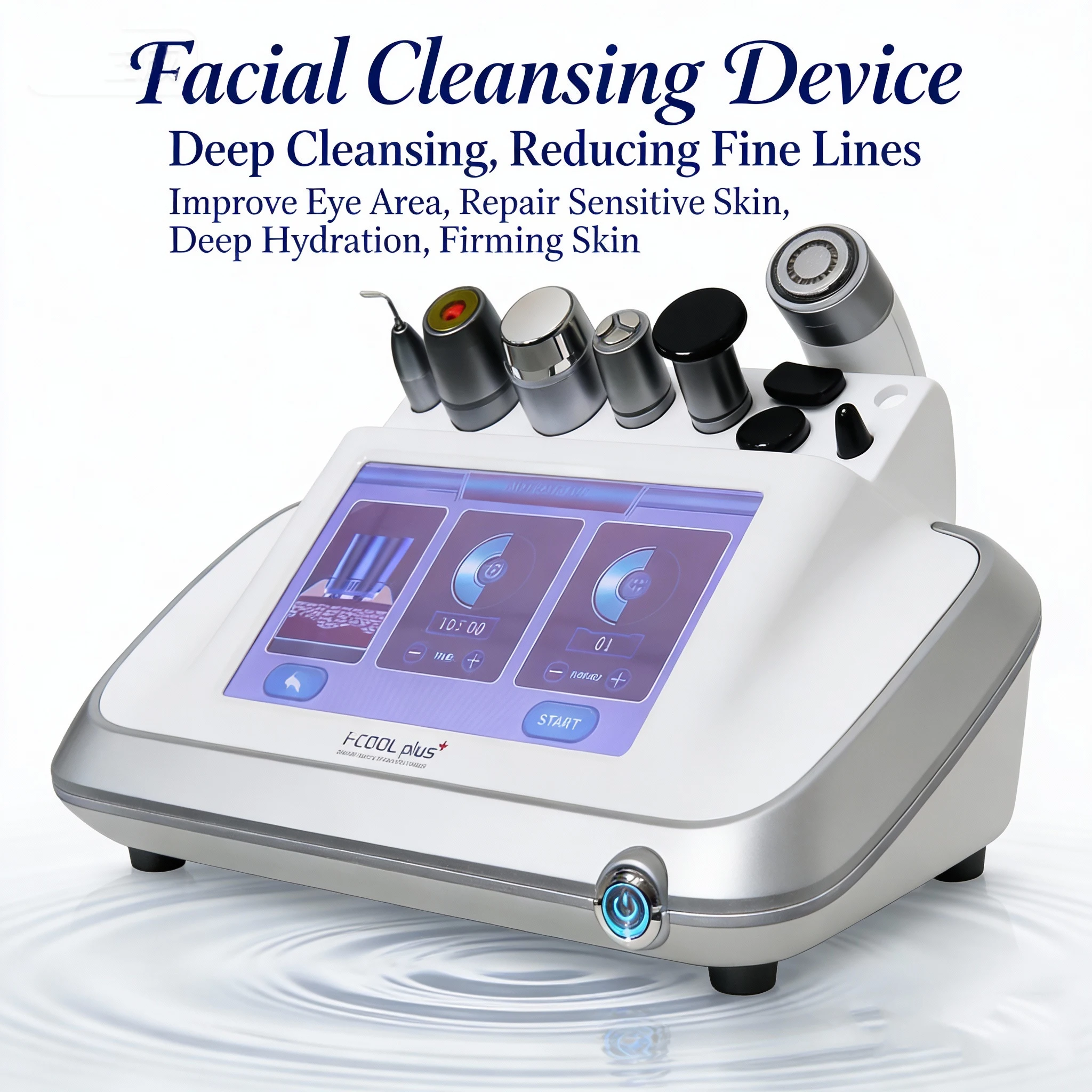 Instrumento integral para limpieza facial profunda, importado en salón de belleza reafirmante V-Face para belleza y cuidado de la piel