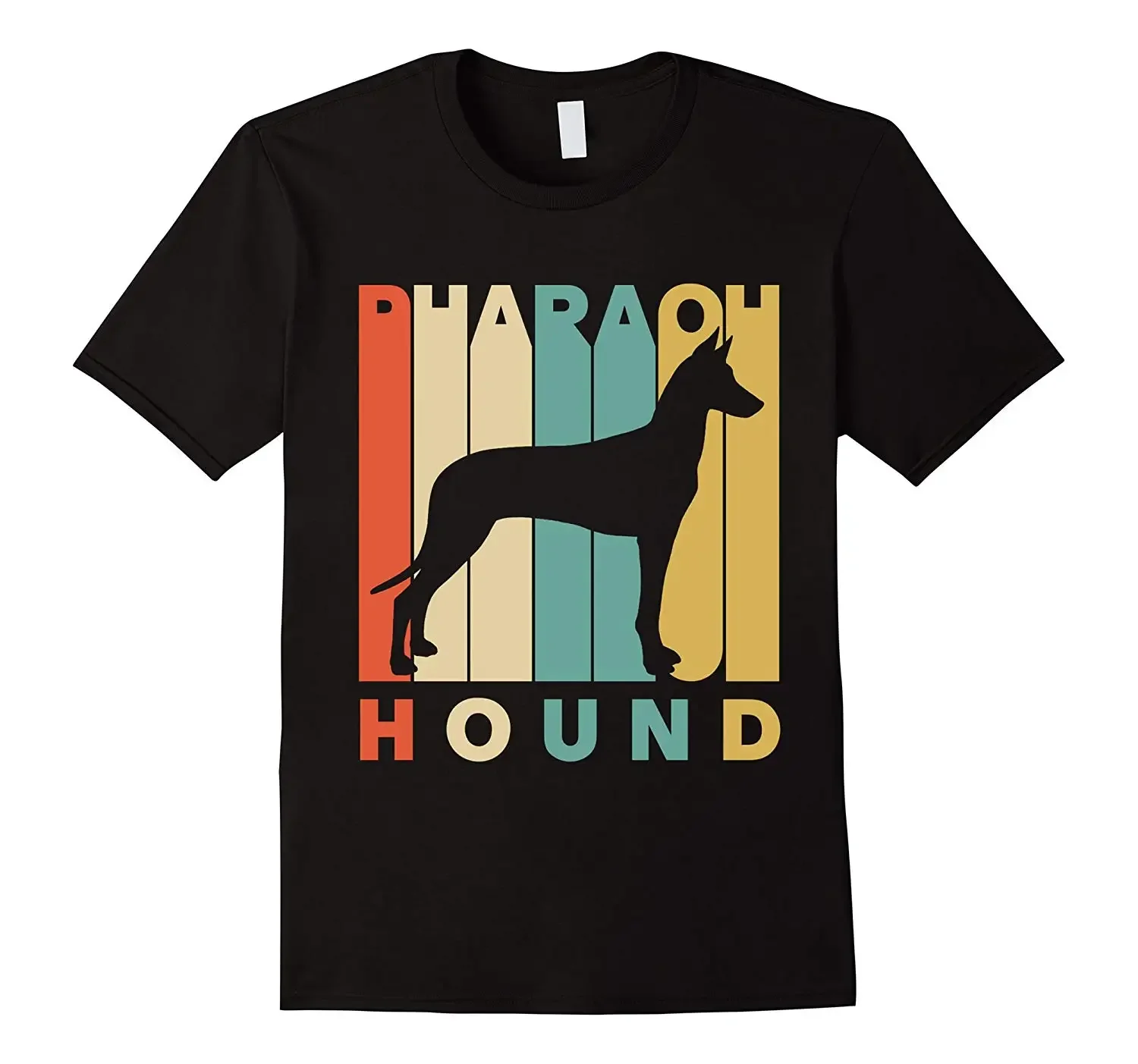 Vintage Style Pharaoh Hound Silhouette Dog Owner Mens T-Shirt Summer Cotton Short Sleeve O-Neck Unisex T Shirt New S-3XL