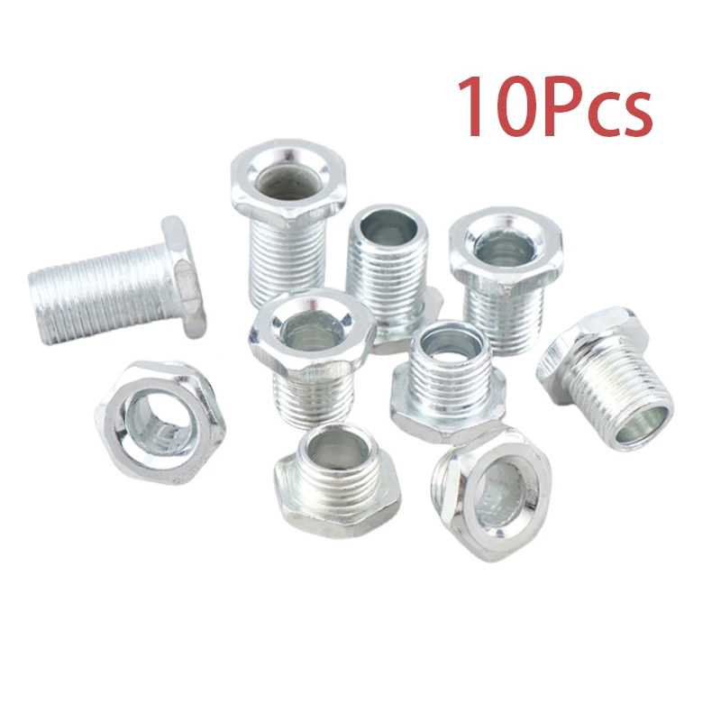 M10 Threaded Tube With Nut For Lamps Hollow Screw Metal Pipe Teeth Whitening Theead Repair Lighting Base Connecting Accessories