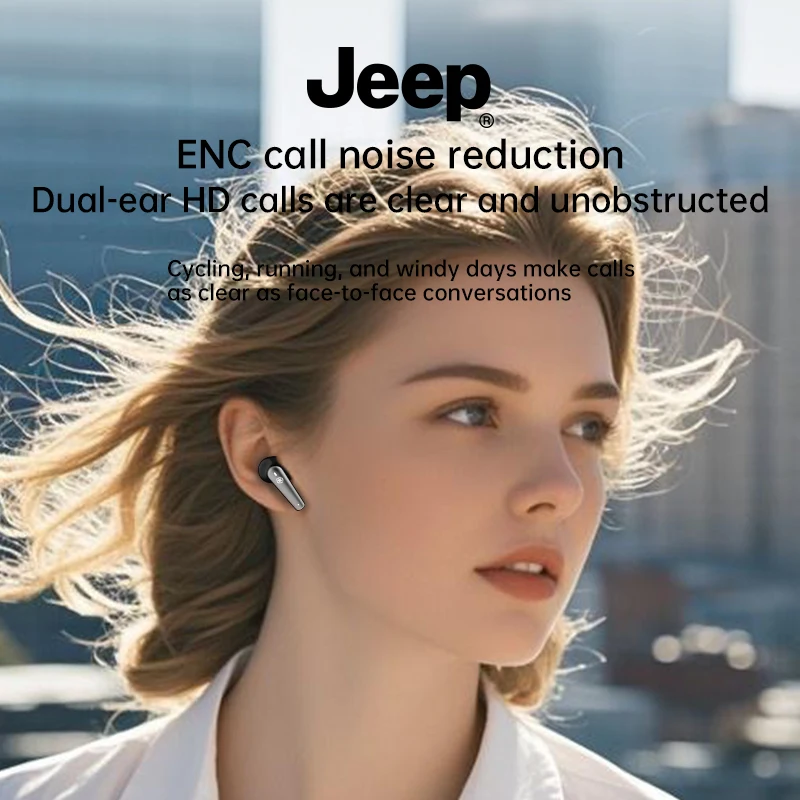 سماعات أذن Jeep EW136 TWS AI، سماعات بلوتوث، سماعات بلوتوث، سماعة موسيقى رياضية مع ميكروفون #4