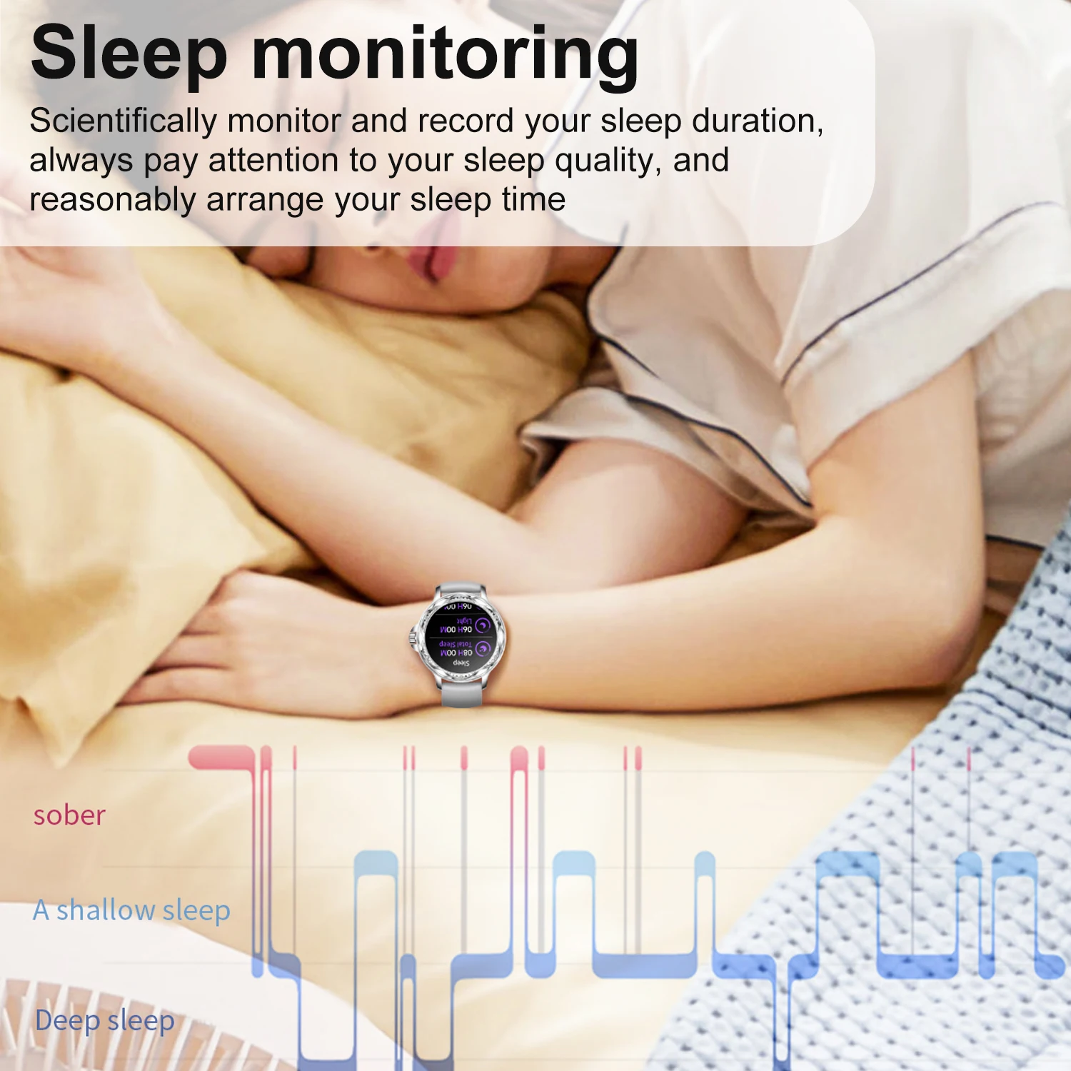 Uhoofit ساعة ذكية للنساء اللياقة البدنية الساعات الرياضية بلوتوث دعوة ضغط الدم مراقبة الأكسجين بطلب مخصص السيدات Smartwatch